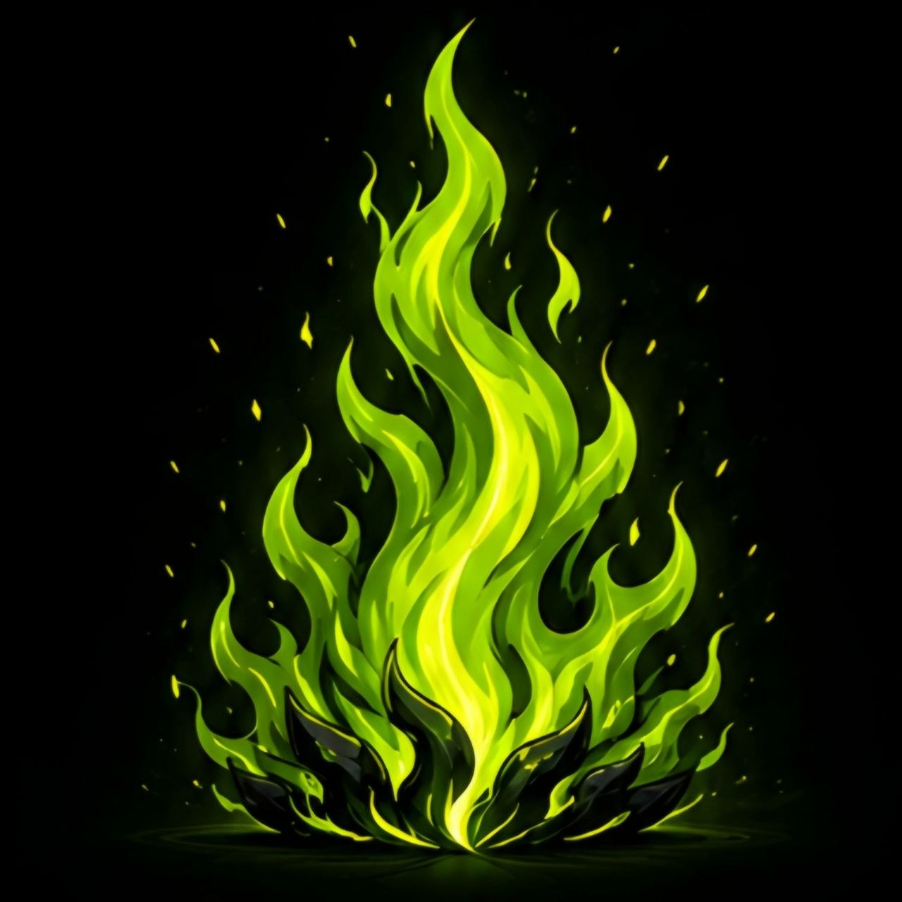 Green fire